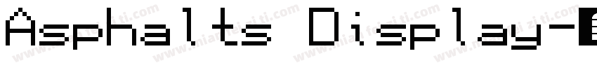 Asphalts Display字体转换